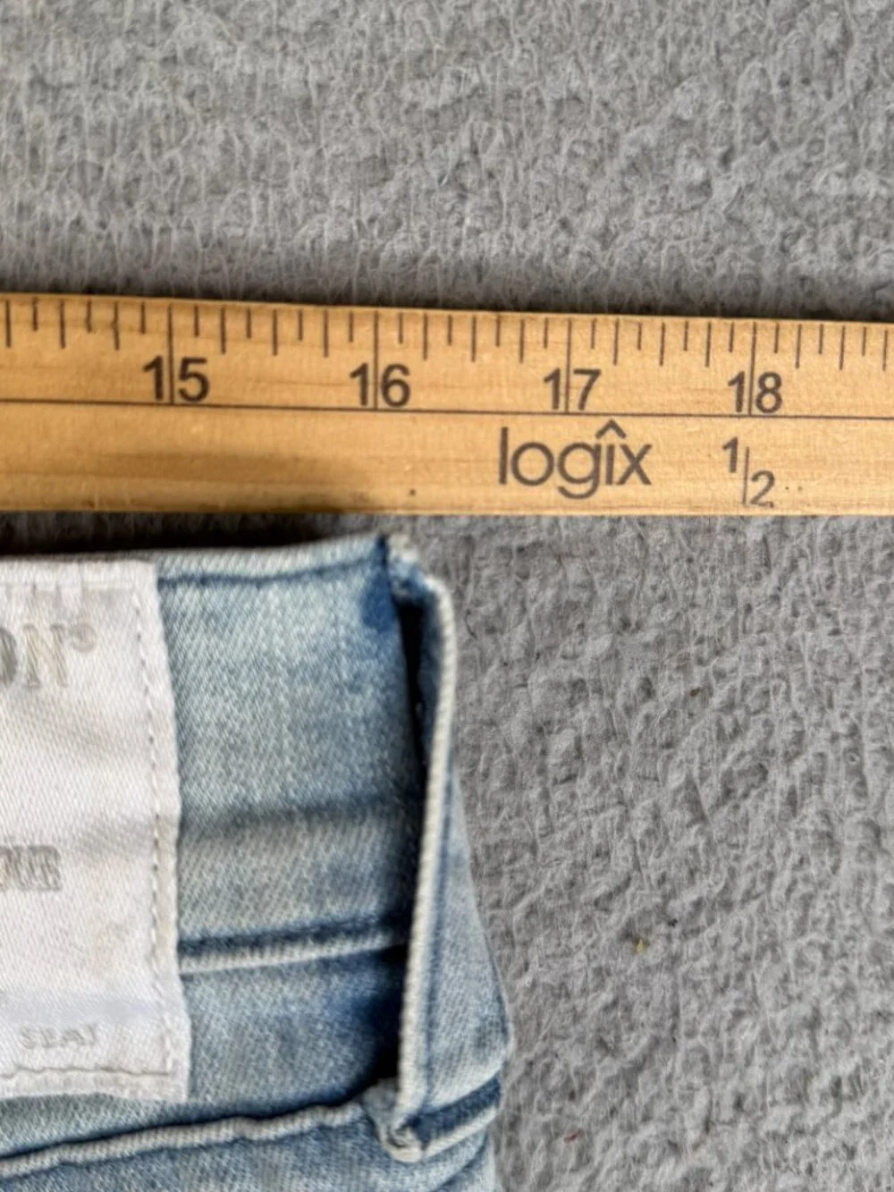TRUE RELIGION Ricky Relaxed Straight Jeans Blue Yellow Horseshoe Stitch Mens 31